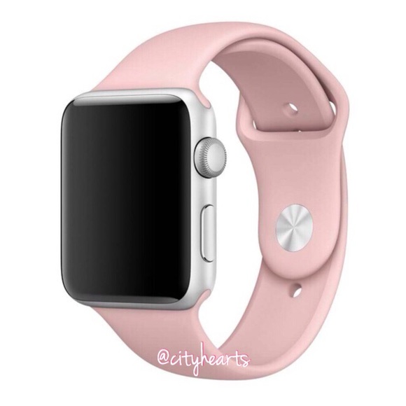 NEW Pink Sand Apple Watch Sport Band - Picture 1 of 5